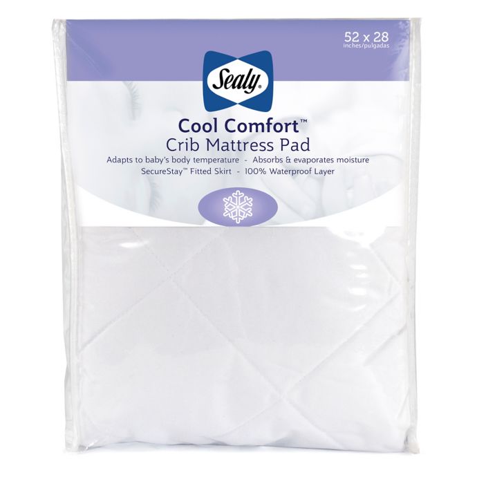 Sealy Cool Comfort Crib Mattress Pad Buybuy Baby