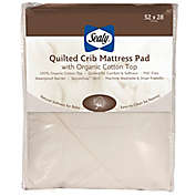 Sealy&reg; Quilted Crib Mattress Pad with Allergy Protection Organic Cotton Top