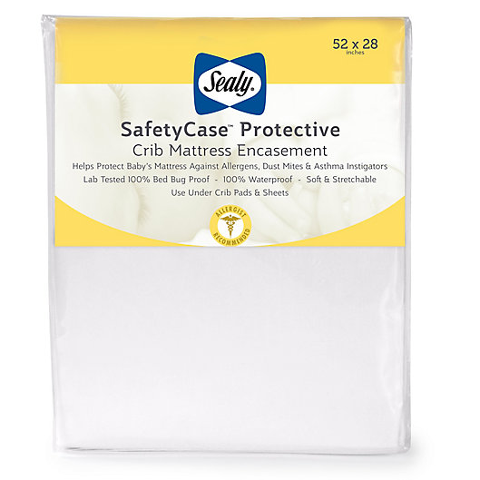 Alternate image 1 for Sealy® SafetyCase Protective Crib/Toddler Mattress Encasement