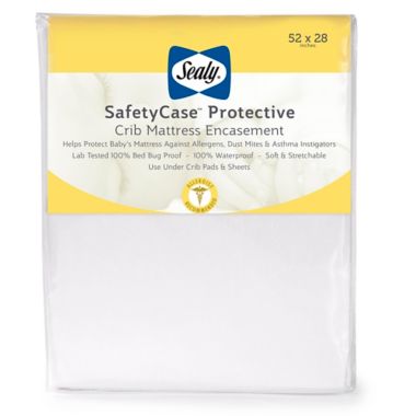 Sealy&reg; SafetyCase Protective Crib/Toddler Mattress Encasement. View a larger version of this product image.