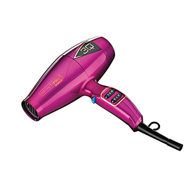 Infiniti Pro by Conair&reg; 3QMS Brushless Motor Hair Dryer in Fuchsia. View a larger version of this product image.