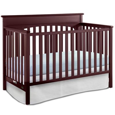 cherry wood 4 in 1 crib