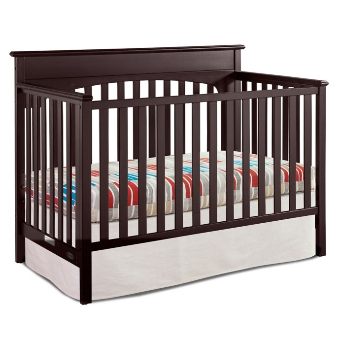 Graco Lauren 4 In 1 Convertible Crib In Espresso Buybuy Baby