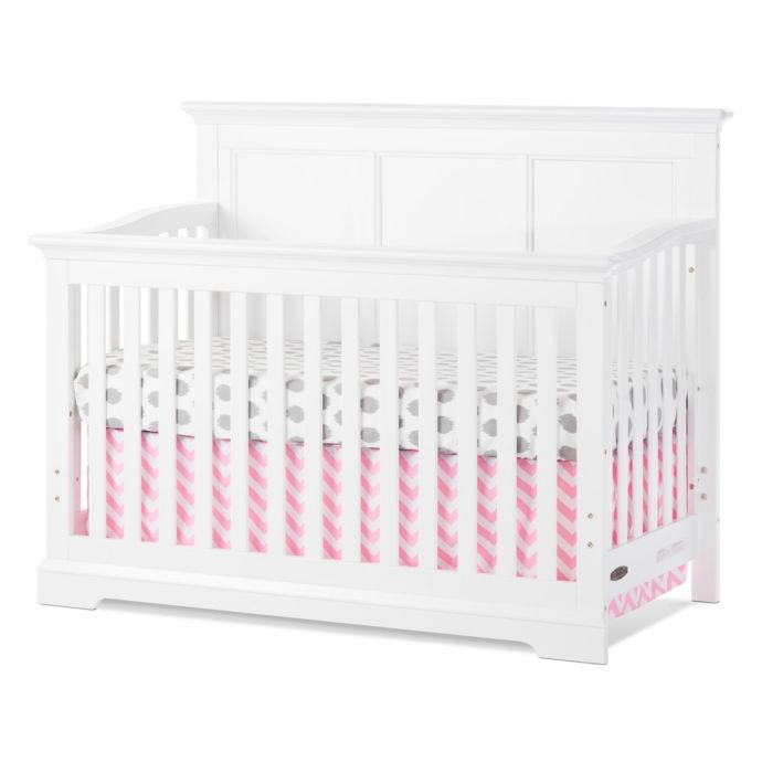 Child Craft Kelsey 4 In 1 Convertible Crib In Matte White