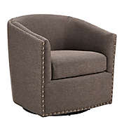 Madson Park Tyler Swivel Chair in Chocolate