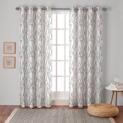 teal window curtains