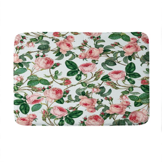 Deny Designs 83 Oranges Honey Memory Foam Bath Mat in Green Bed Bath