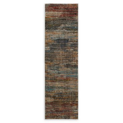 O&amp;O by Olivia &amp; Oliver&trade; Abstract Stripe Woven 2&#39; x 7&#39; Area Rug in Multi