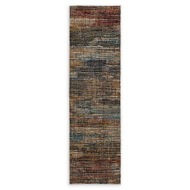 O&amp;O by Olivia &amp; Oliver&trade; Abstract Stripe Woven 2&#39; x 7&#39; Area Rug in Multi. View a larger version of this product image.