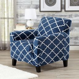 Navy Chair Slipcovers Bed Bath Beyond