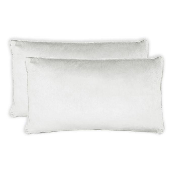 Jean Pierre Lucas Rectangular Indoor Velvet Lumbar Pillow Bed