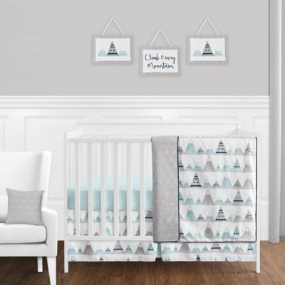 mountain crib bedding set