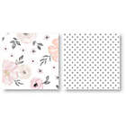 Alternate image 4 for Sweet Jojo Designs Watercolor Floral Toddler Bedding Collection in Pink/Grey