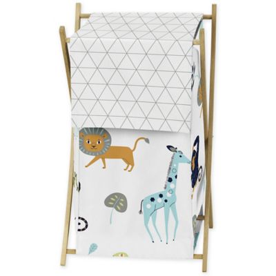 navy blue hamper baby