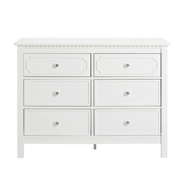 Baby Relax Rivers 6 Drawer Dresser In White Bed Bath Beyond