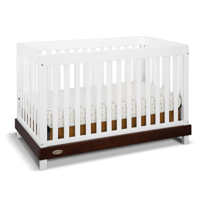 Graco Maddox 3 In 1 Convertible Crib In White Espresso Bed Bath