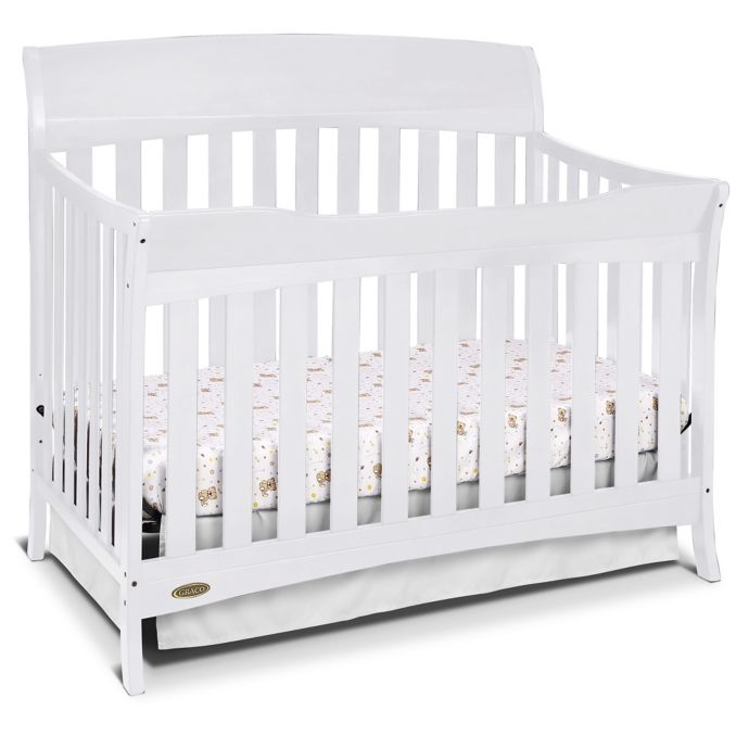 Graco Lennon 4 In 1 Convertible Crib In White Buybuy Baby