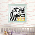 Alternate image 1 for Linden Ave &quot;Wild and Free&quot; 12-Inch Square Shadow Box Wall Art in Black/Yellow