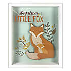 Alternate image 0 for Linden Ave &quot;Stay Clever Little Fox&quot; 8-Inch x 10-Inch Shadow Box Wall Art in Blue/Orange