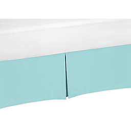 turquoise bed skirt king