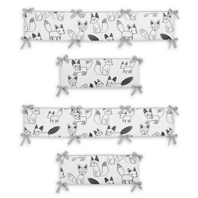 fox crib bumper