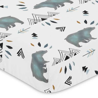 bear crib sheet