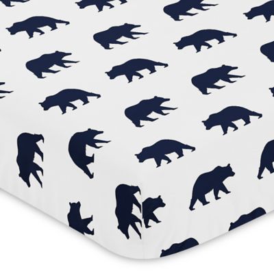 bear crib sheet