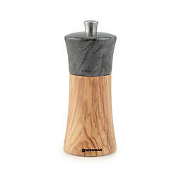 Swissmar® Torre Olive Wood 6-Inch Pepper Mill with Granite Top