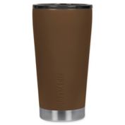 FIFTY/FIFTY 16 oz. Vacuum-Insulated Smoke Lid Tumbler in Mocha