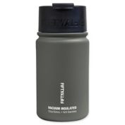 FIFTY/FIFTY 12 oz. Vacuum-Insulated Flip Top Lid Water in Slate Grey