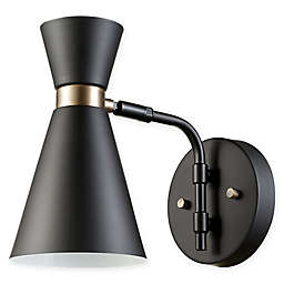 Globe Electric Belmont Wall Sconce in Black/Gold