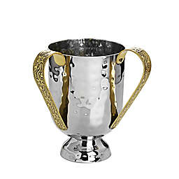 Classic Touch Relic Nickel Wash Cup in Gold