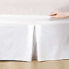 Alternate image 1 for De Moocci Easy Wrap Tailored Twin Bed Skirt in White