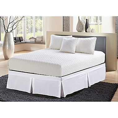 De Moocci Easy Wrap Tailored Twin Bed Skirt in White. View a larger version of this product image.