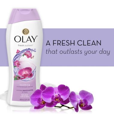 Olay&reg; Fresh Outlast 22 fl. oz. Soothing Body Wash in Orchid and Black Currant. View a larger version of this product image.