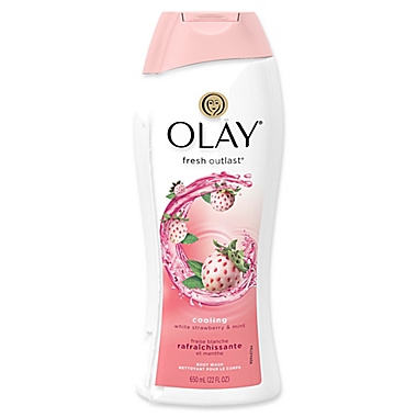 Olay&reg; 22 fl. oz. Fresh Outlast Body Wash in White Strawberry &amp; Mint. View a larger version of this product image.