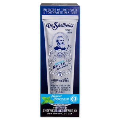 Dr. Sheffield's&reg; 5 oz. Natural Peppermint Toothpaste