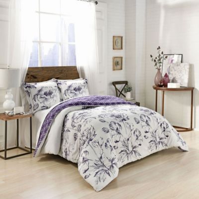 Marble Hill Jasmeen Reversible Comforter Set