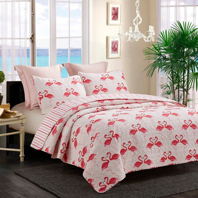 Flamingo Dance Quilt Set Bed Bath Beyond