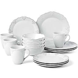 Lenox® French Carved™ Scalloped 16-Piece Dinnerware Set