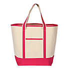 Alternate image 0 for Monogram Blank Large Canvas Tote Bag in Pink