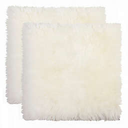 New Zealand Sheepskin Chair Pads in Natural (Set of 2 )