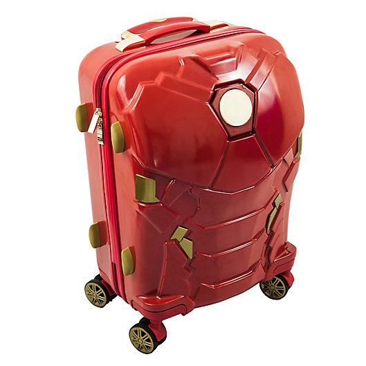 Alternate image 1 for Marvel® Iron Man 19-Inch Light Up Spinner Suitcase