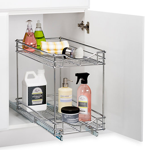 Alternate image 1 for Lynk Roll-Out Under-Sink Double Drawers