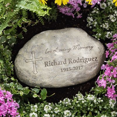 "In Loving Memory" Large Garden Stone