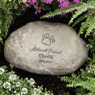 pet memorials garden stones