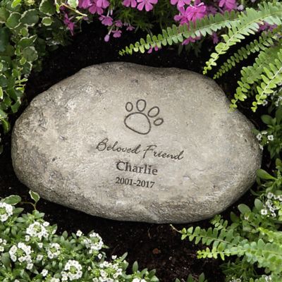Pet Memorial Large Garden Stone
