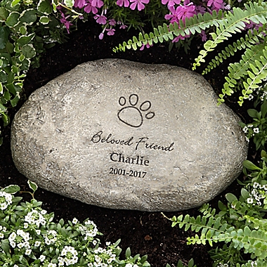 Pet Memorial Large Garden Stone. View a larger version of this product image.