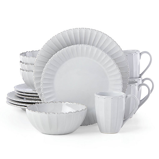 Alternate image 1 for Lenox® French Carved™ Bead 16-Piece Dinnerware Set