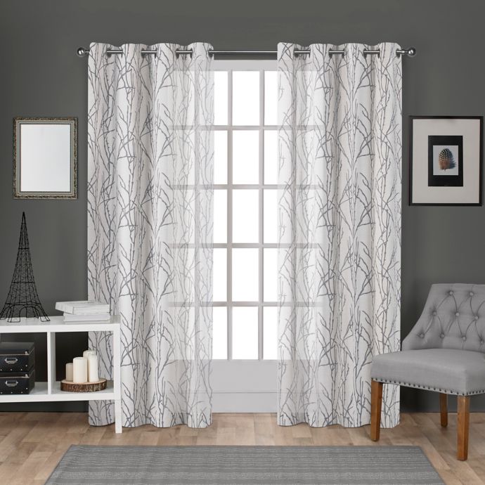 Edinburgh Grommet Top Window Curtain Panel Pair Bed Bath Beyond